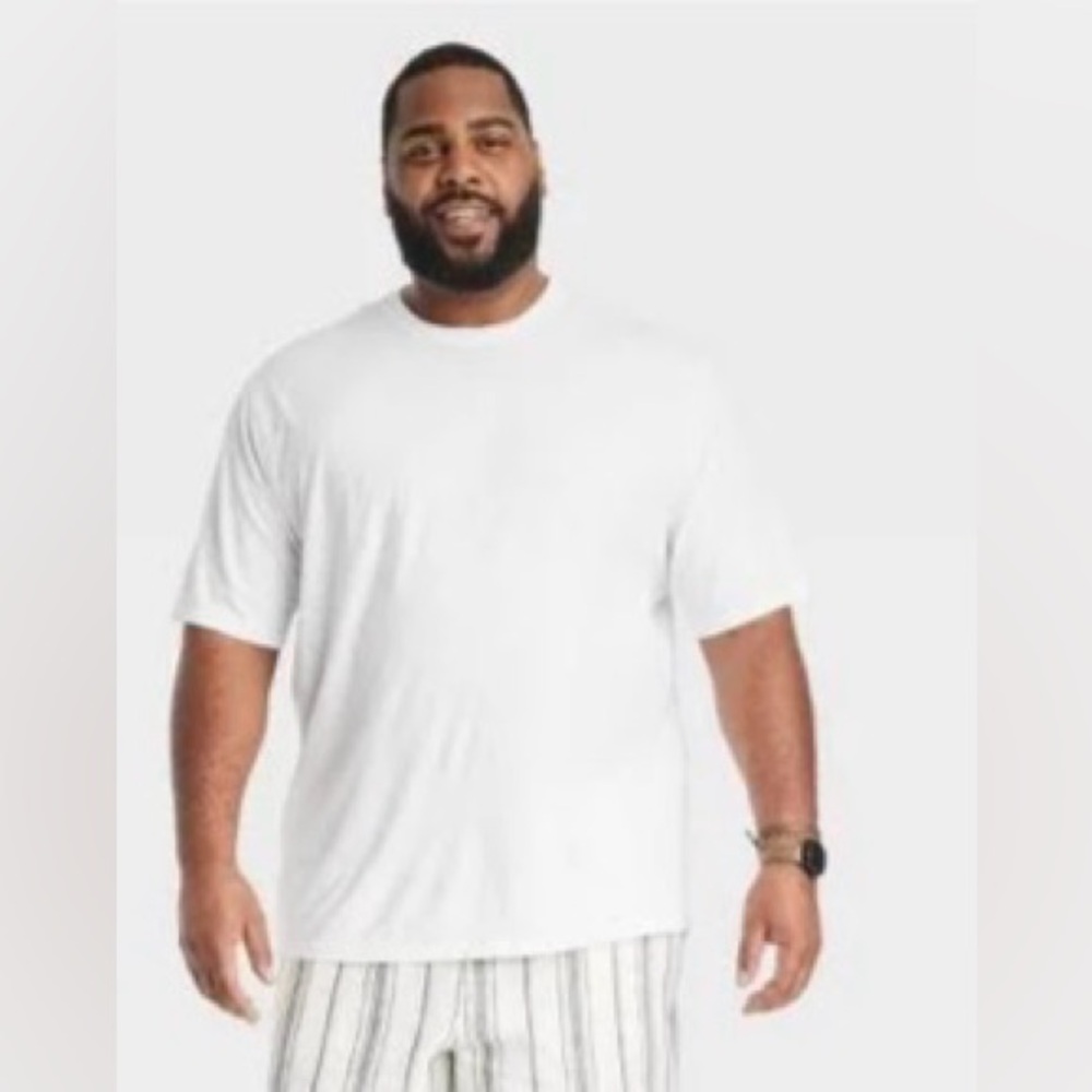 Men’s Goodfellow & Co 4 Pack Crew Tshirt -5X Large